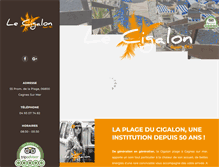 Tablet Screenshot of lecigalon.com